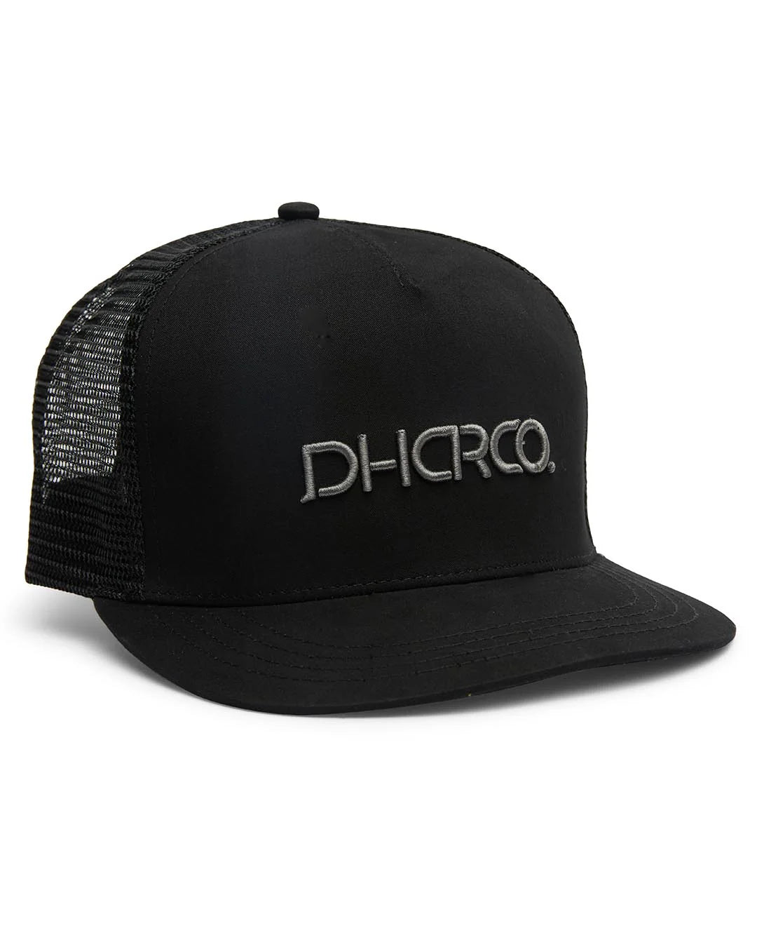 Flat Brim Trucker / Black / DHARCO