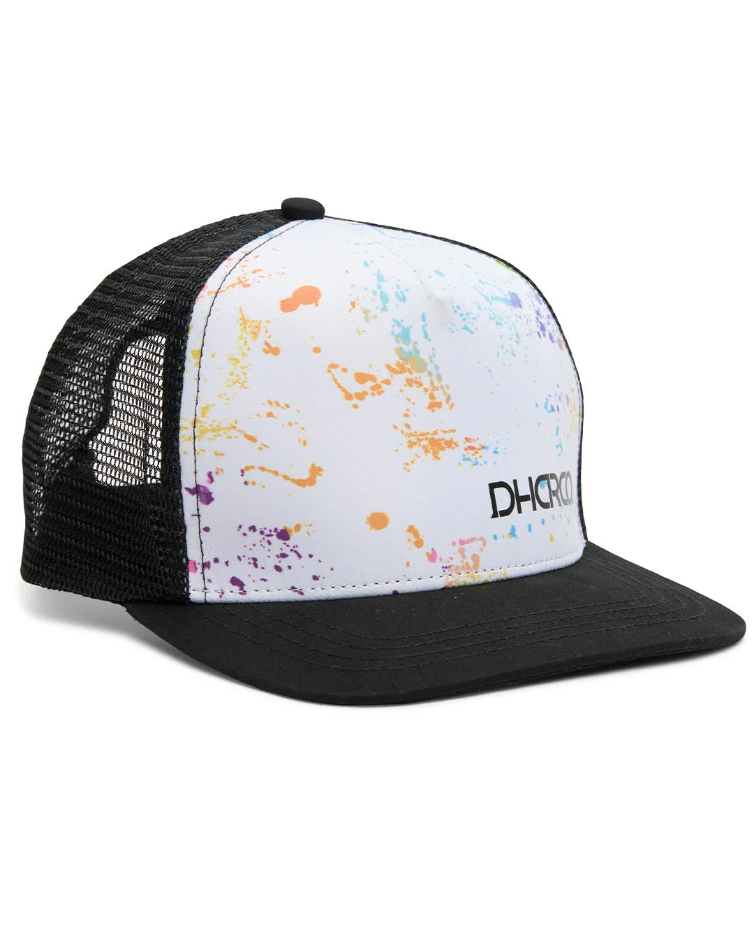 Youth Flat Brim Trucker / Paint Splat / DHARCO