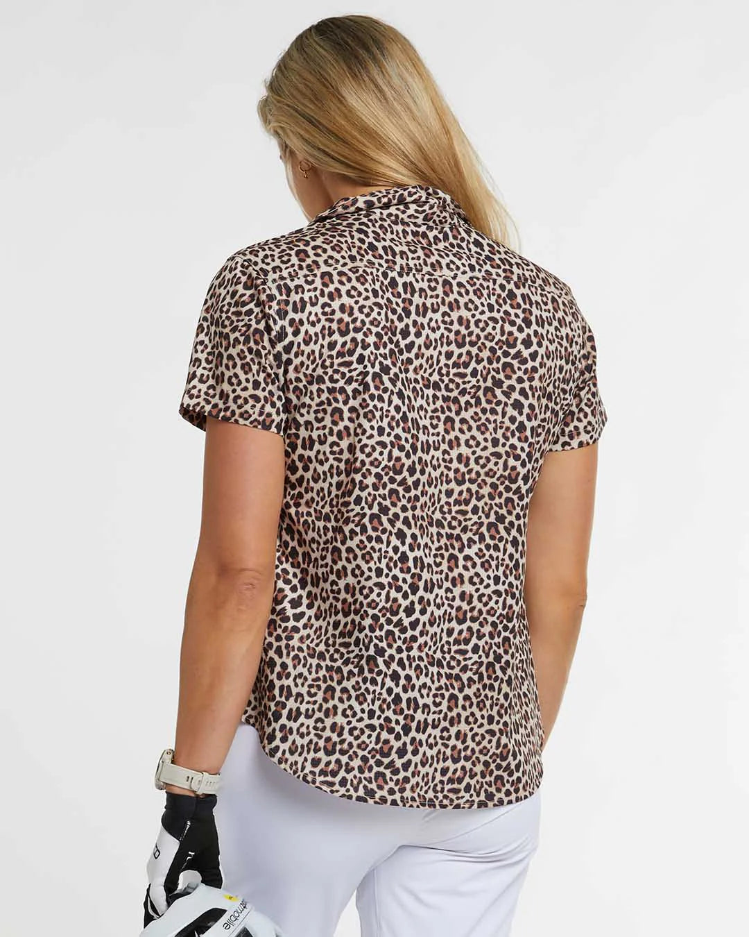 Mujer Tech Party Shirt / Leopard / DHARCO