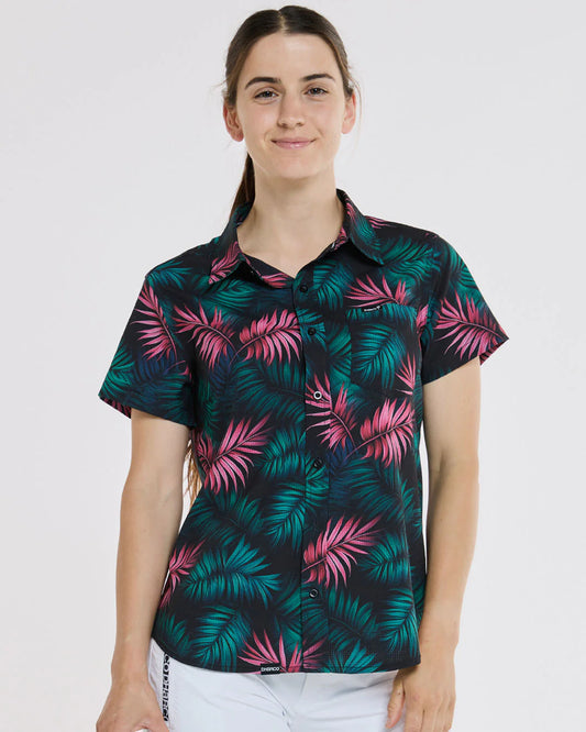 Tech Party Shirt  Dark Fern