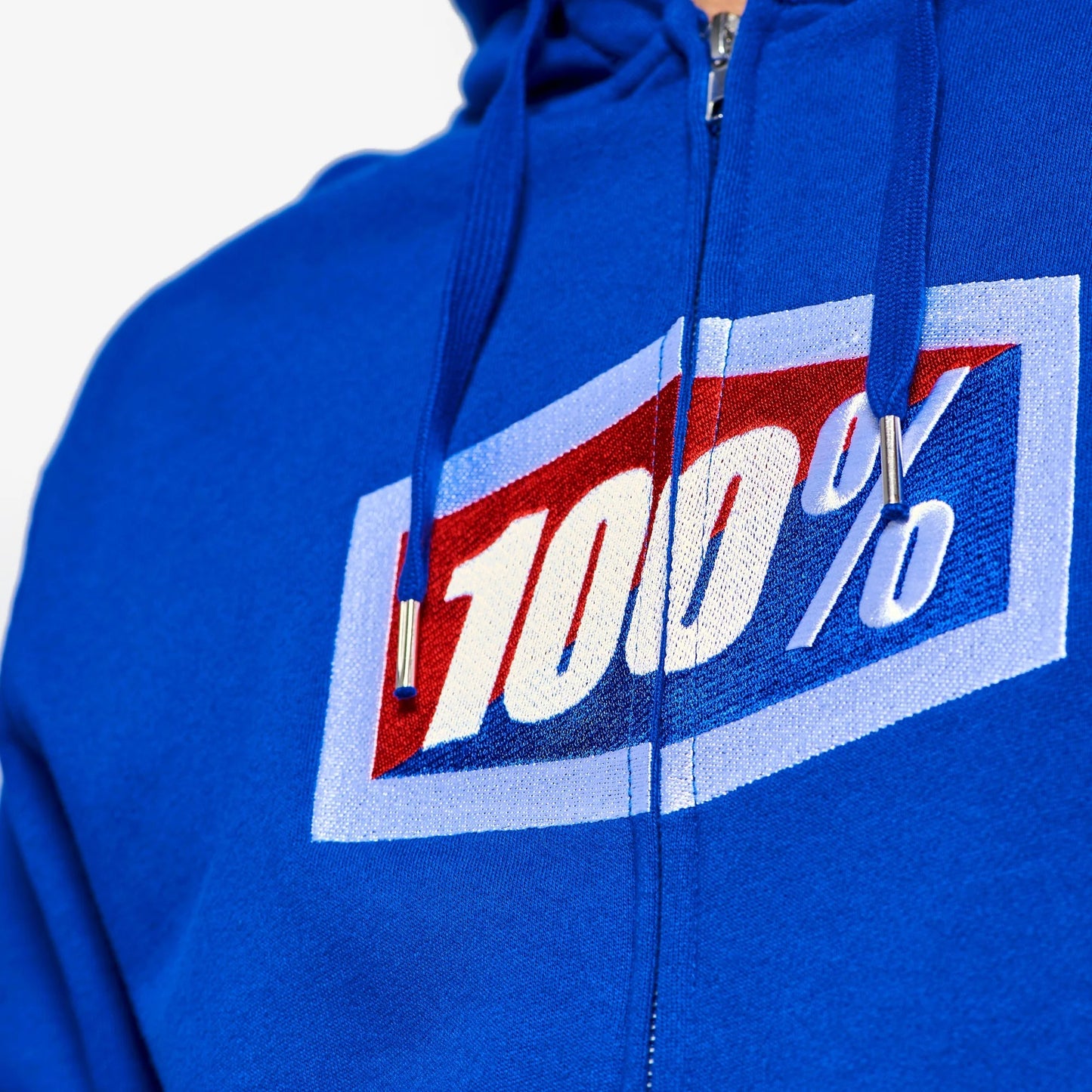 Sudadera / OFFICIAL Zip Royal / 100Percent