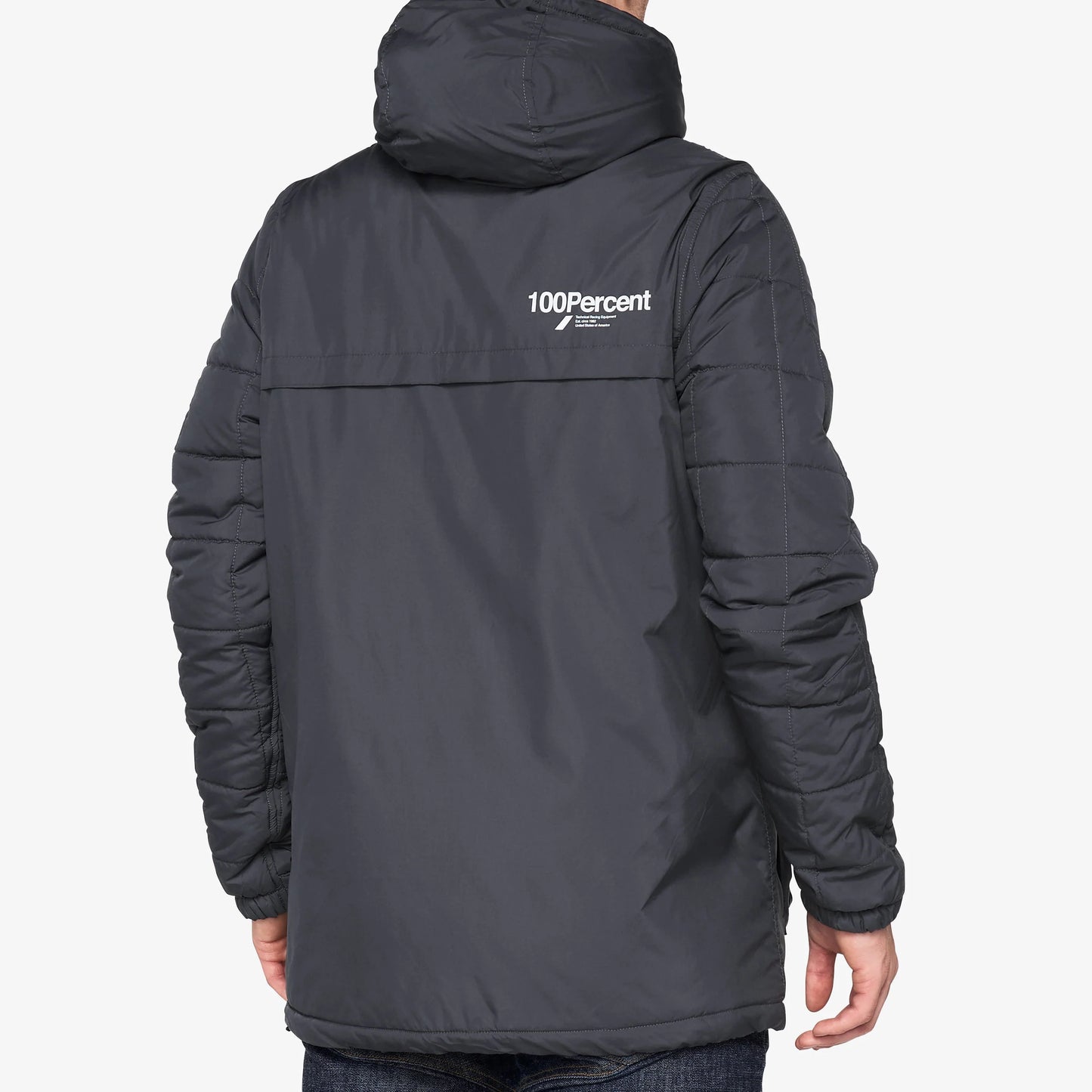 Chamarra / TYRO Hooded Zip Charcoal / 100Percent